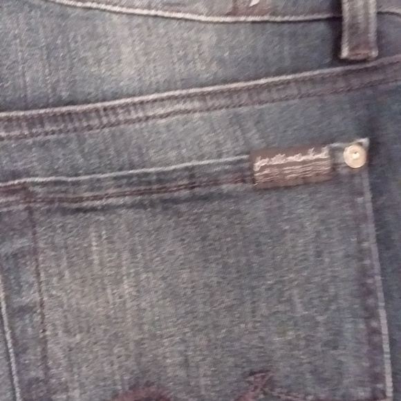 7 For All Mankind Skinny Dark  Denim Jeans - NWOT - Picture 5 of 5
